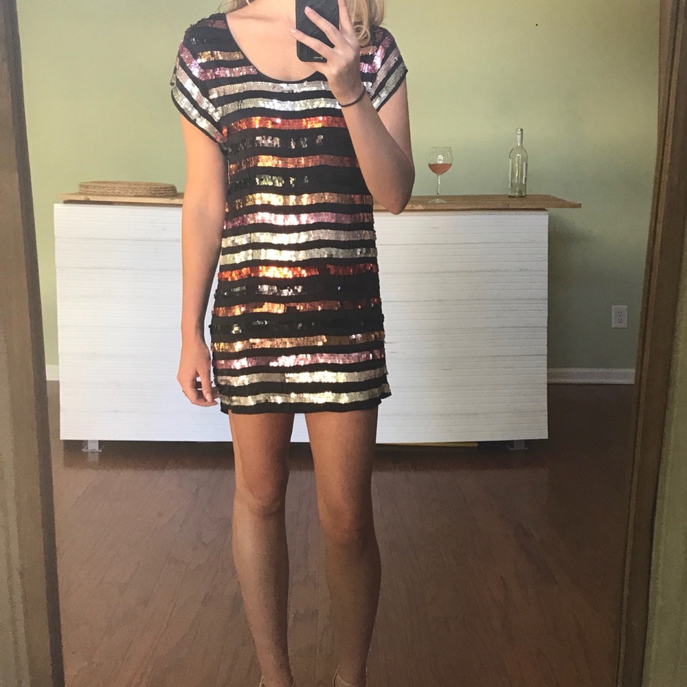 Gorgeous French Connection Sequined Dress