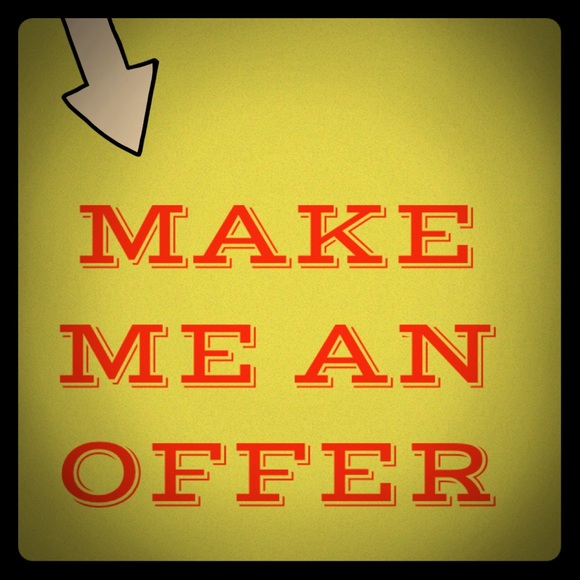 Make an offer. Most items are negotiable.