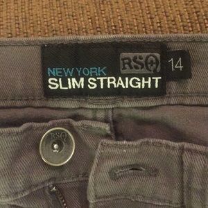 RSQ slim straight jeans