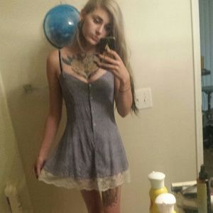 Paris Blues floral mini dress.