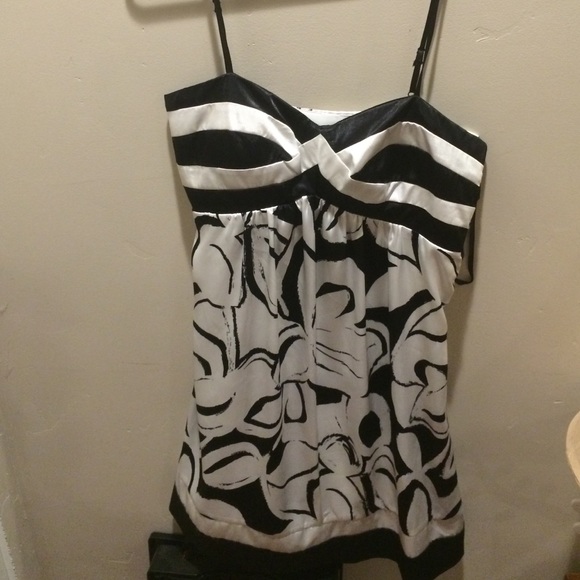 Satin floral dress