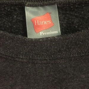 Gray Hanes sweater