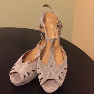 Jeffrey Campbell T-Strap Suede Shoe