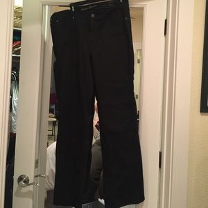 Black boot cut jeans