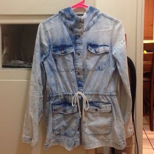 Denim button up jacket
