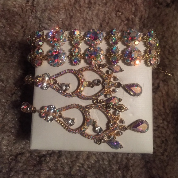 Earring and bracelet