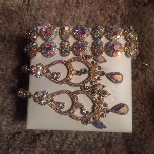 Earring and bracelet