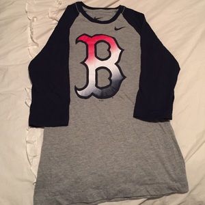 Nike Red Sox baseball tee
