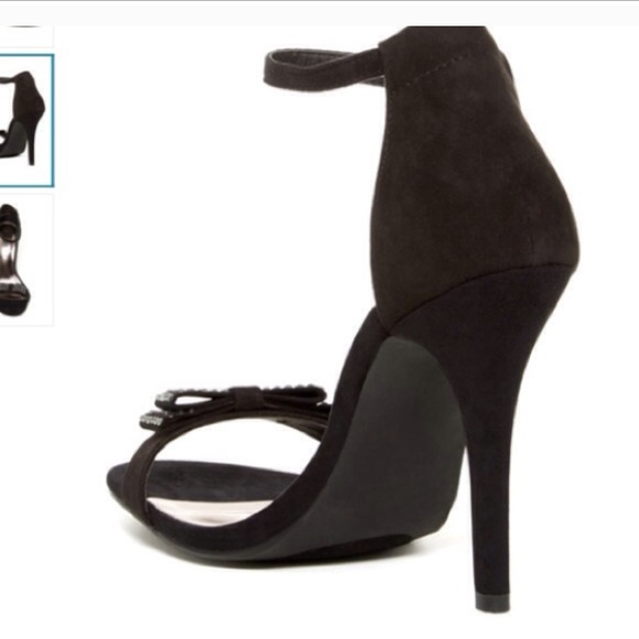 Nwt Madden Girl suede black heels - Picture 2 of 3