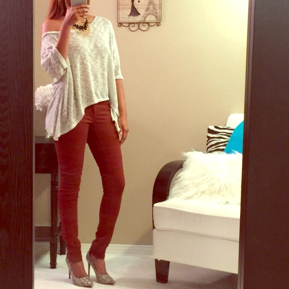 Copper Key Tops - 🌺$12 SALE🌺 Off shoulder grey tunic top