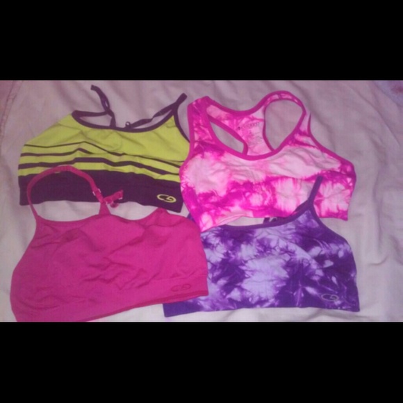 Bundle of 4 sports bras
