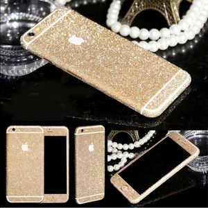 Glitter Sparkly phone case decal iPhone 5, 6