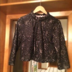 Cropped lace jacket