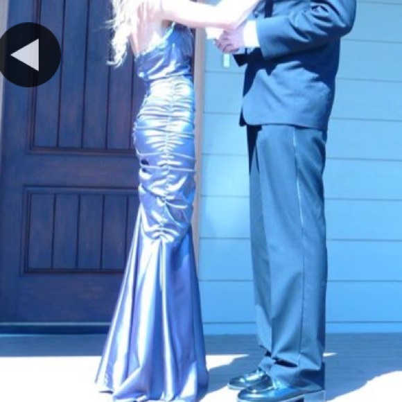 Grey/purple dress