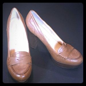 Marc Fisher Keeps Leather Platform Pumps Shoes