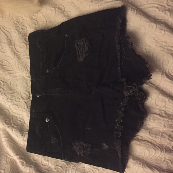 Express jean shorts