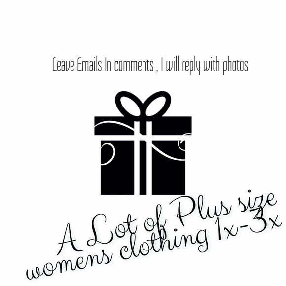All Plus size clothing in one listing 2x-3x