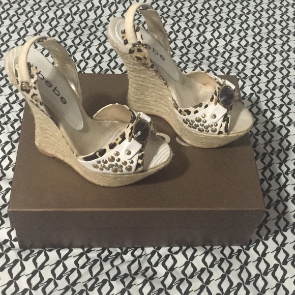 Bebe wedge sandals ️Bundle