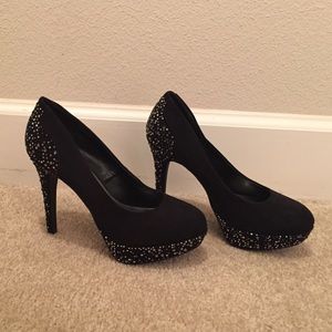 Black high heels