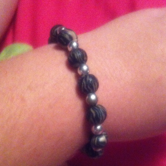Zebra print bracelet