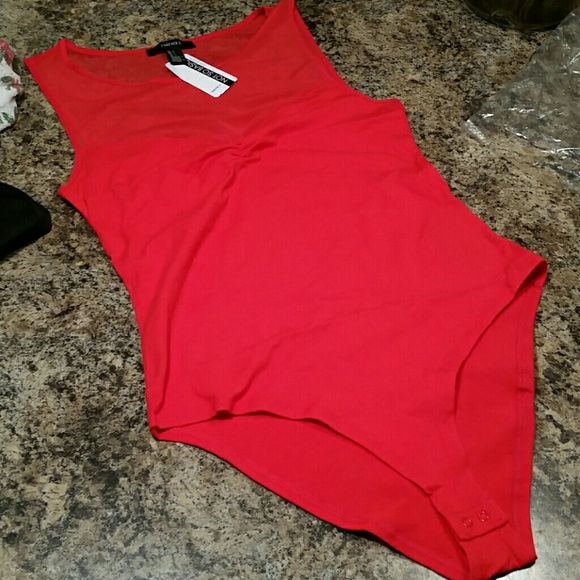 Red body suit