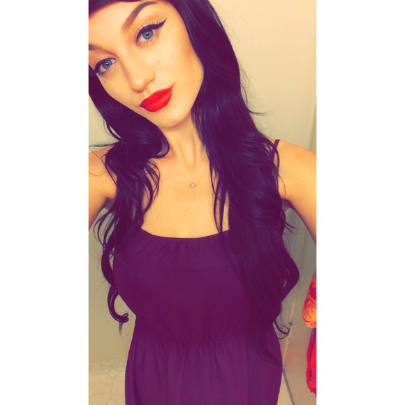 Dark purple dress (High-Low)