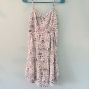 Boardwalk print fit and flare dress