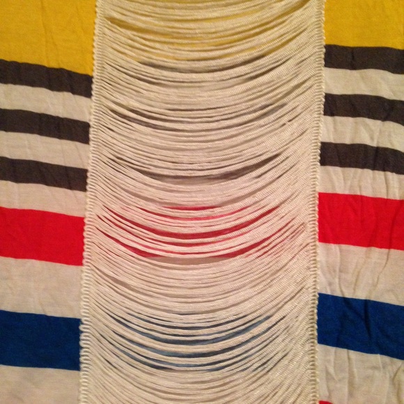 Multi colored striped dangle top - Picture 4 of 4