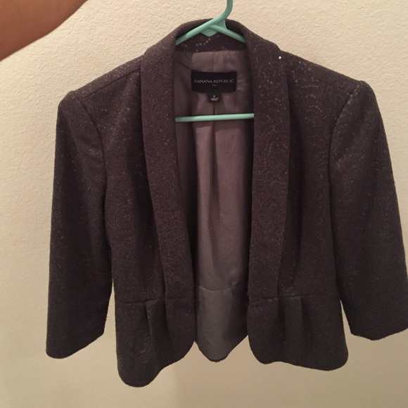 Banana Republic Grey Blazer
