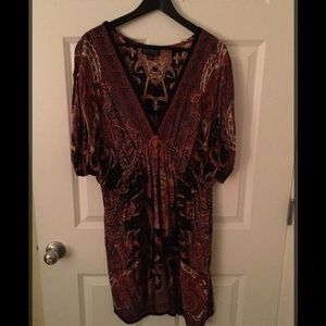 Stunning BoHo Paisley Dress 🌻