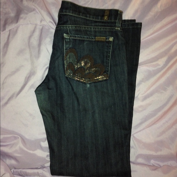 7 for all mankind jeans bootcut #jeans #fits #2019 - Picture 2 of 4