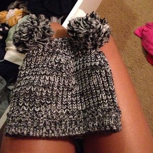 Double Pom Pom Beanie