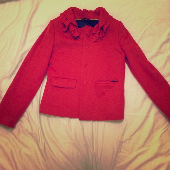 red Boden coat