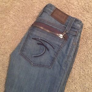 Frankie B Crop Jeans, Low Rise Size 0