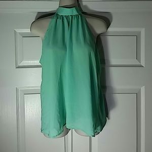 Chiffon sleeveless blouse