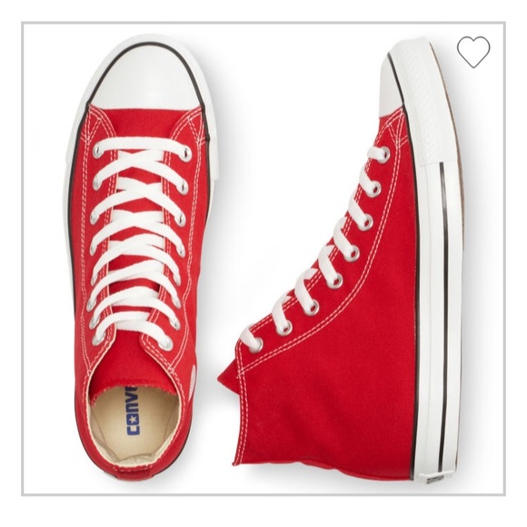 Converse Shoes - Converse unisex red high-top