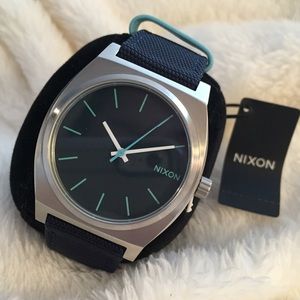 Nixon Accessories The Time Teller Navy Paisley Dot Watch Poshmark