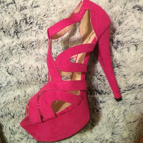 Pink heels