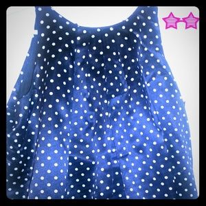 Polkadot balloon blouse