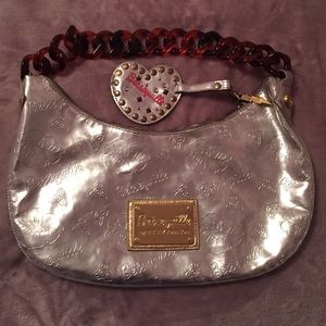 Betsy Johnson cute silver purse