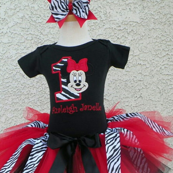Minnie Mouse birthday outfit
