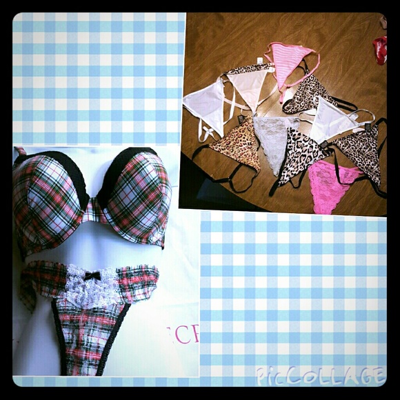 BUNDLE LOT OF 10 PANTIES AND BRA AND PANTY