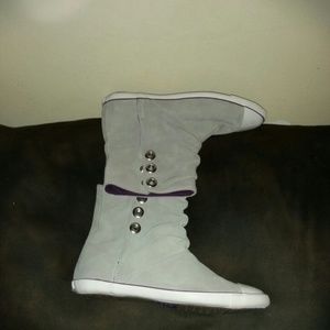 Women's high top suede converse