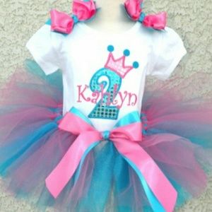 Birthday princess tutu outfit