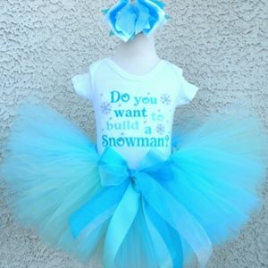 Frozen tutu outfit