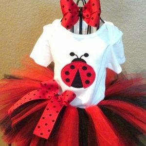 Lady bug tutu Outfit