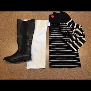Elle Stripe Sweater Top
