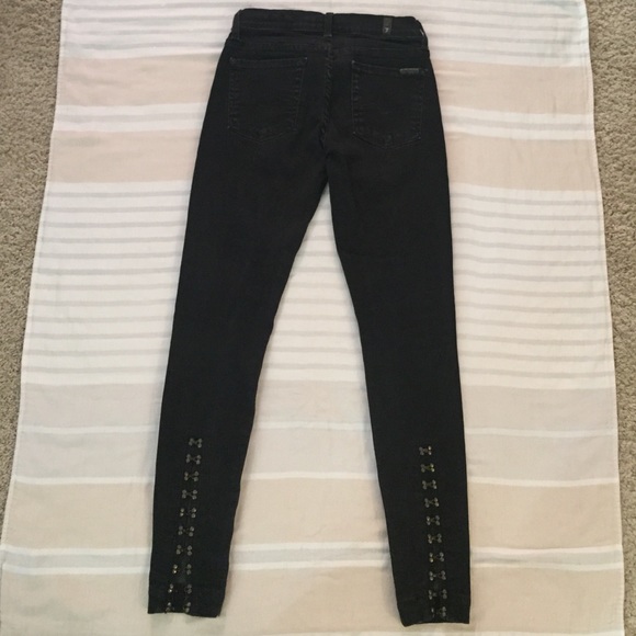 7 for all mankind jeans embellished ankle