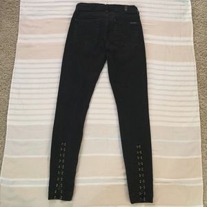 7 for all mankind jeans embellished ankle