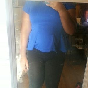 Blue charlotte russe shirt